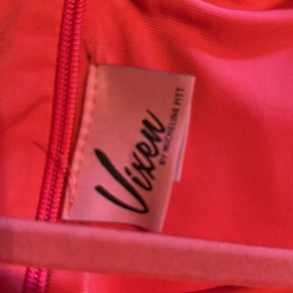 Vixen by Micheline Pitt Pink Avon Dress - XL - Picture 8 of 9